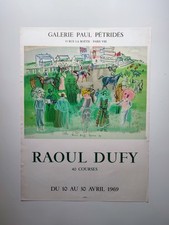 Raoul Dufy Affiche Exposition