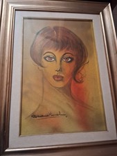Quadro 60x40 romano mussolini - quadro,