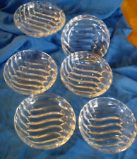 6 contenitori, ciotoline in vetro, anni '70/'80. Per salatini o dolce Diam. 14,5