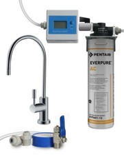 Depuratore Acqua Filtro Everpure AC, Rubinetto, Contalitri, Kit Montaggio