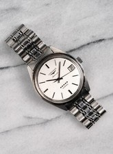 Vintage Longines Admiral 5 stelle anni 70 automatico quadrante argento cassa 35mm.