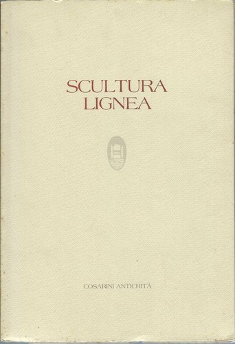 Scultura lignea aa vv - "scultura, di
