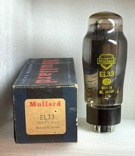 1 x tubo inutilizzato EL33 Mullard UK tube