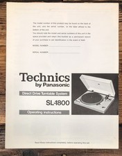 Technics SL-1800