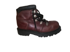 Stivaletti uomo marca PISTON pelle con la punta di ferro Come NUOVO