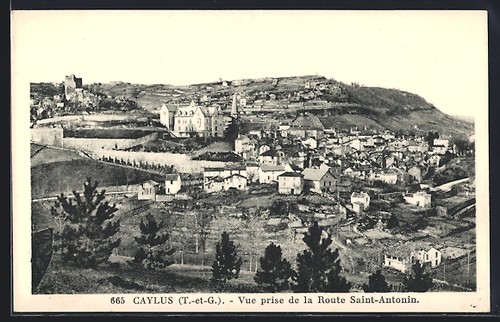 Cpa caylus vue prise la - cpa, de