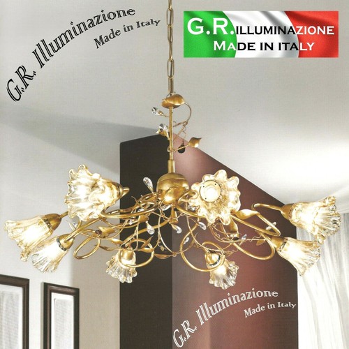 Lampadario ferro battuto 8 - in,