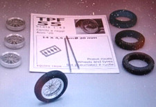 RUOTE 1/43 A RAGGI anni 1920