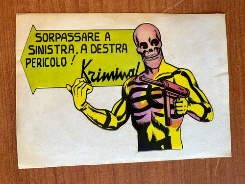 Adesivo originale kriminal - adesivo,