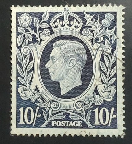 Kgvi 1939 raro errore - gb., 1939.