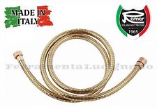 LACCIO DOCCIA TUBO FLESSIBILE PVC DORATO ORO GIALLO PER DOCCIA CM.150-200 