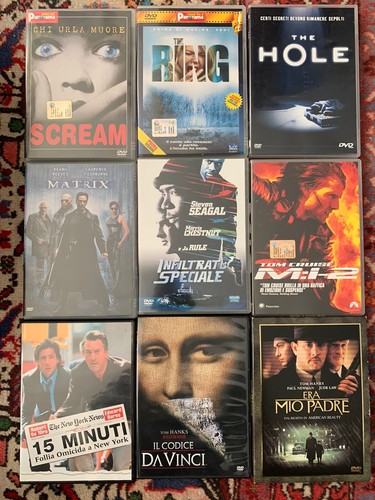 Lotto dvd originali gialli - lotto,