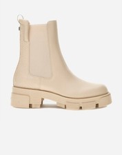 GUESS Donna numero 40. Stivaletti Beatles in pelle bianco crema.