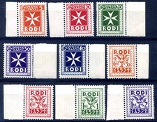 RODI EGEO - SEGNATASSE Serie nuova ** LUSSO