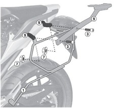 Telaietti Laterali GIVI TE1111 Honda NC700X 2012-13 NC750S / NC750S DCT 2014-15