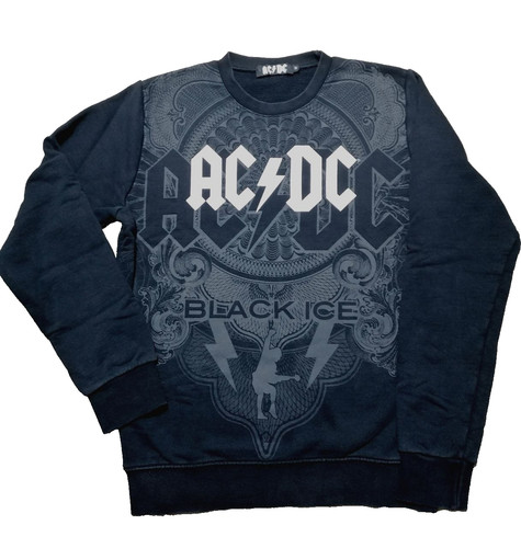 Felpa unisex black ice - ac/dc,