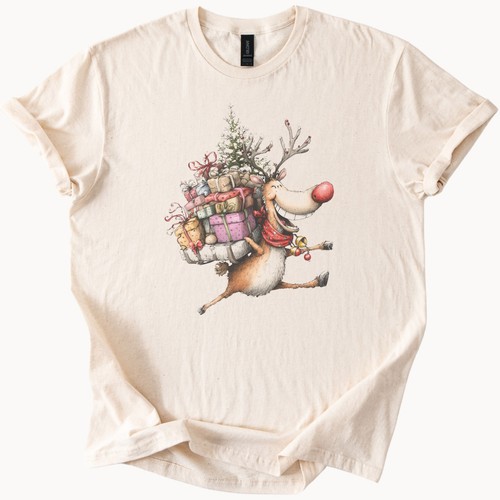 Camicia natale renna - camicia,