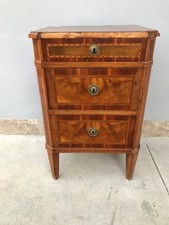 Comodino Luigi XVI Lastronato - Restaurato (in corso d'opera)_car 2669