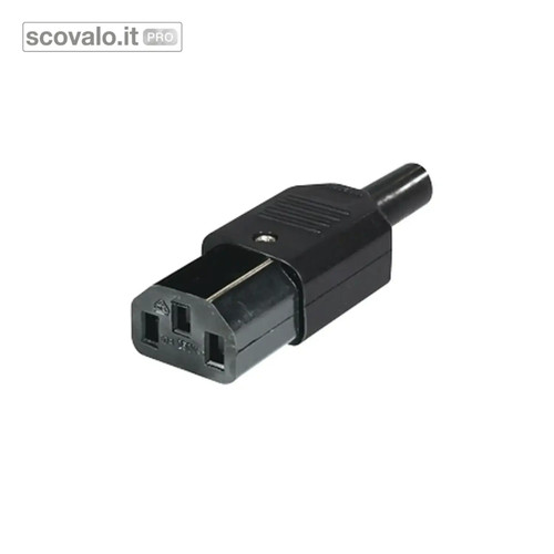 Presa volante iec 320 c13 - presa,