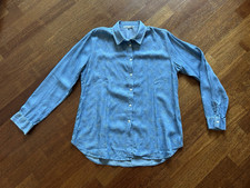 Daniel & Mayer Blusa Camicia Donna Azzurro Made Italy Tg 3