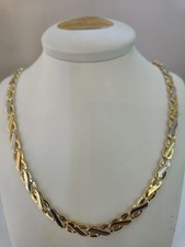 Collana oro bicolore - collana,