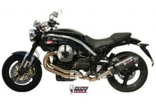 Scarico MIVV Oval Carbonio Con Coppa Carbonio Moto Guzzi Griso 1100 2006 > 2011
