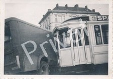 Photo WW II Tram Truck Saurer