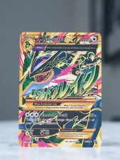 Mega Rayquaza Ex Carta Metallo