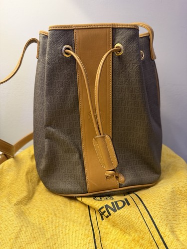 Vintage fendi brown - vintage, bucket