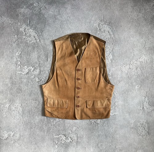 Giacca smanicata gilet pelle