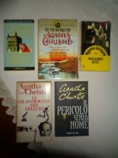 AGATHA CHRISTIE Lotto 5 libri tutti diversi (vedi descrizione) /L24/