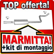 Scarico per MITSUBISHI COLT VI SMART FORFOUR 1.1 1.3 dal 2004 Marmitta