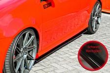 Bi CUP7 minigonne laterali in ABS per VW Golf 5 GTI R32 nero lucido
