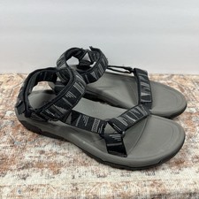 Sandali Teva Hurricane XLT2 uomo 10 nero grigio asciugatura rapida gancio passante escursionismo