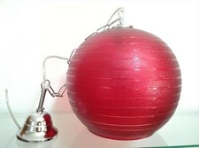 Lampadario sfera palla vetro