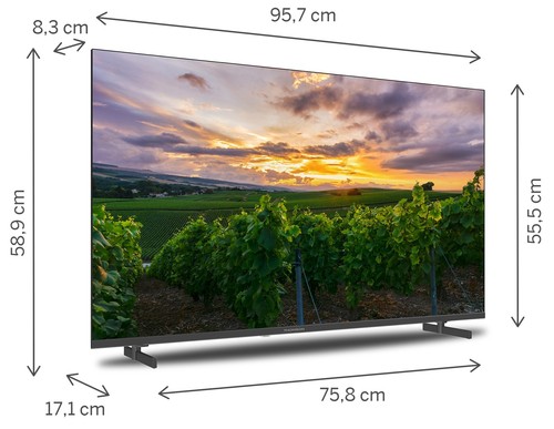 Thomson smart 43qa2s13 qled - smart, tv