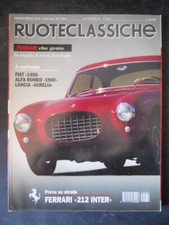RUOTECLASSICHE 89 1995 FIAT 1400 ALFA ROMEO 1900 LANCIA AURELIA FERRARI 212 [Q29