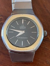 OMEGA Constellation donna woman acciaio e oro quarzo vintage not working