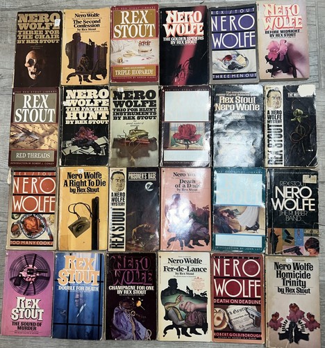 Lot books rex stout - of, 38