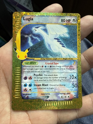 Pokémon cristallo lugia - cristallo,