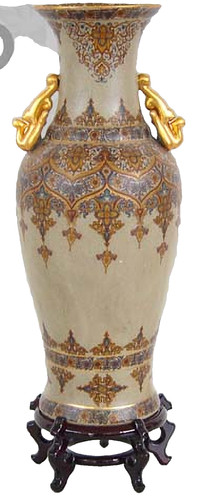 Vaso cinese tavolo terra - vaso,