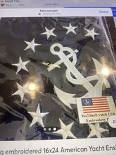 Bandiera barca American US