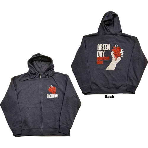 Felpa con cappuccio zip - felpa,