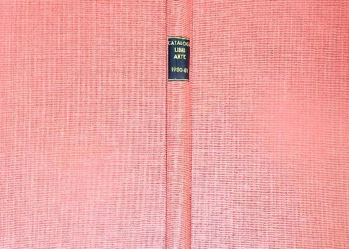 Cataloghi libri arte in - libri, d'arte