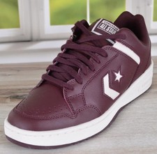 Scarpe sneakers Converse uomo pelle WEAPON OX Bloodstone/bianco taglia 10,5