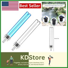 Confezione 2 Lampadine Ultraviolette Germicide Base UV UVC G23 13W per Acqua Stagno