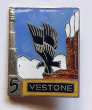 Distintivo 5° Reggimento Artiglieria Da Montagna Vestone. Alpini Esercito