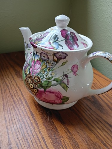 Teiera vintage cottage garden - vintage,