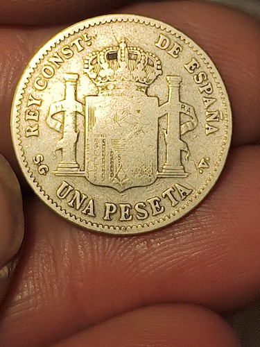 Spagna peseta 1899 argento - -,
