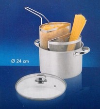 Pentola antiaderente in alluminio con 2 cestelli PASTA DUETTO BALLARINI Ø 24 cm